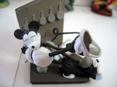 Mickey making music